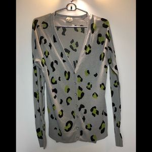 Animal Print Cardigan